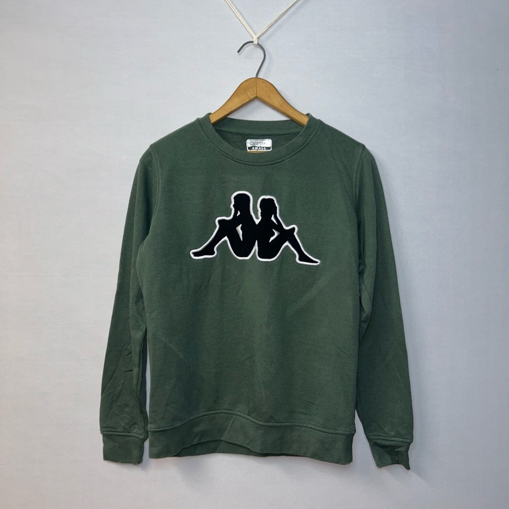 Kappa Forest Green Crewneck — Men’s Small